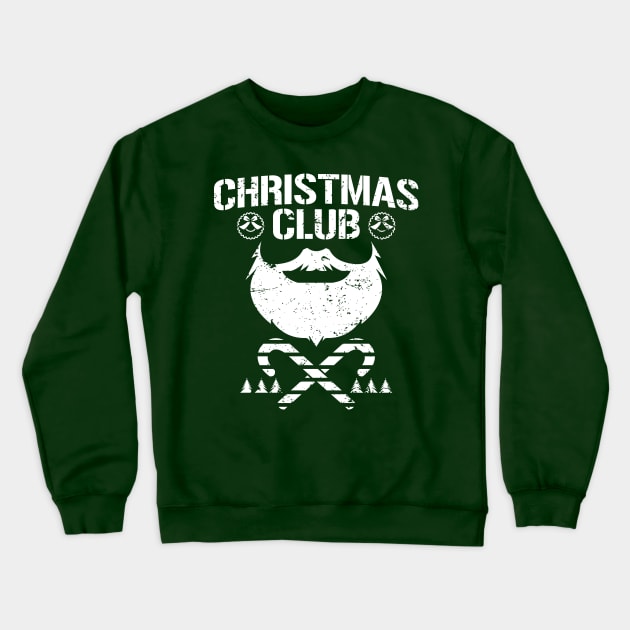Christmas Club (Bullet Club Parody) Crewneck Sweatshirt by Gimmickbydesign